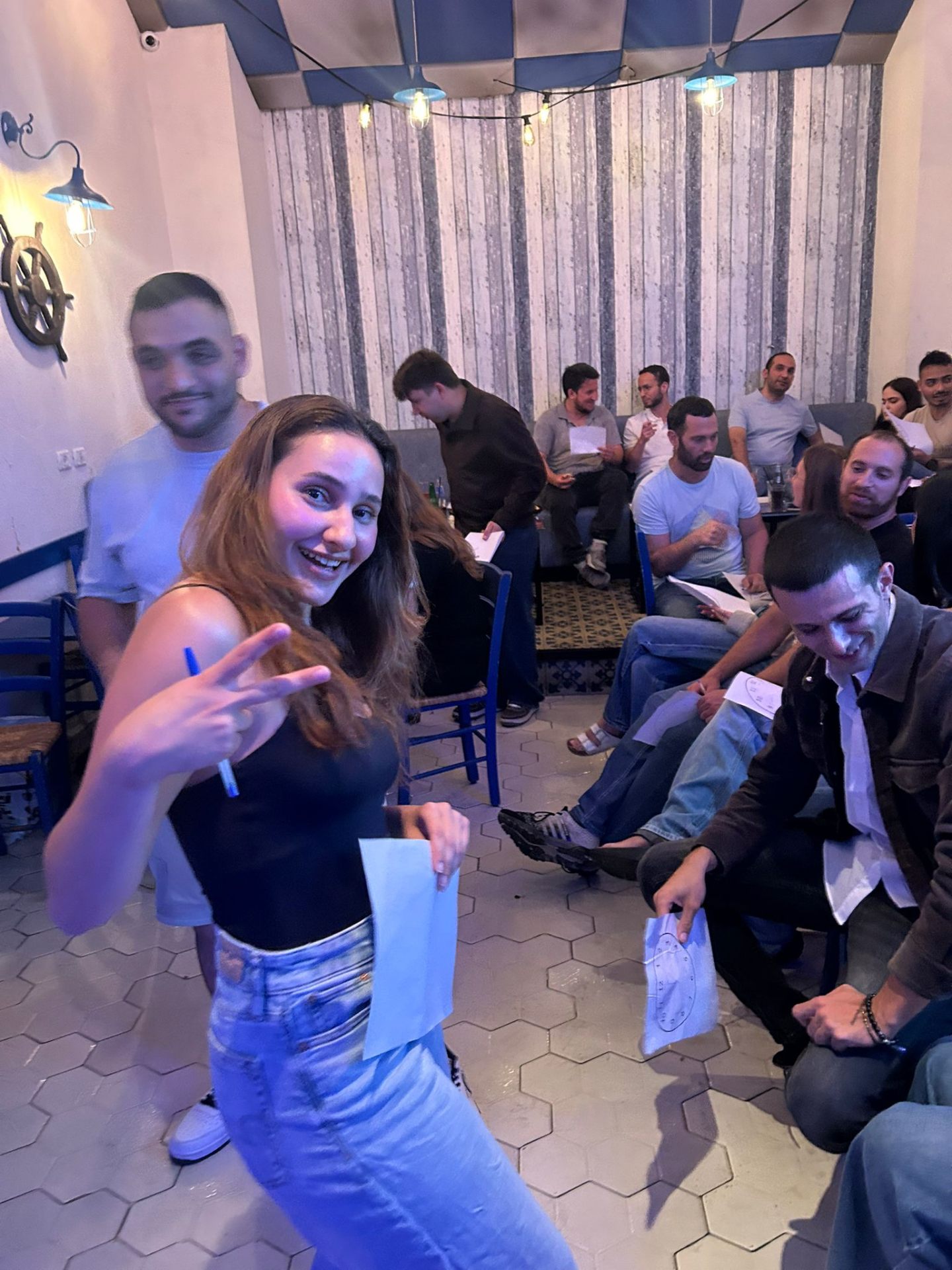 רגעים שמחים באירוע היכרויות